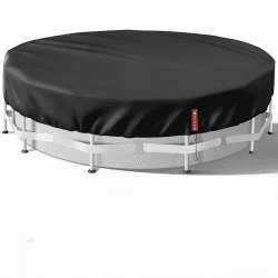 🏊 Poolabdeckung FüR Stock Tank Pool 780CM Schwarz 🏖️