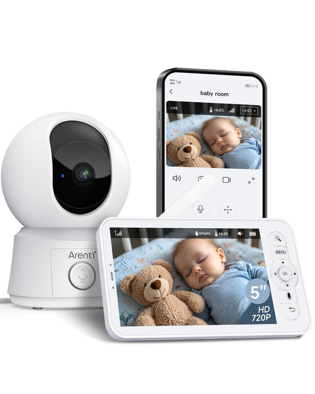 ARENTI Babyphone mit Kamera und App 📹👶