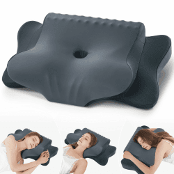 🌙🛌 FAIORD Nackenkissen Kopfkissen aus Memory Foam für erholsamen Schlaf 🛌🌙