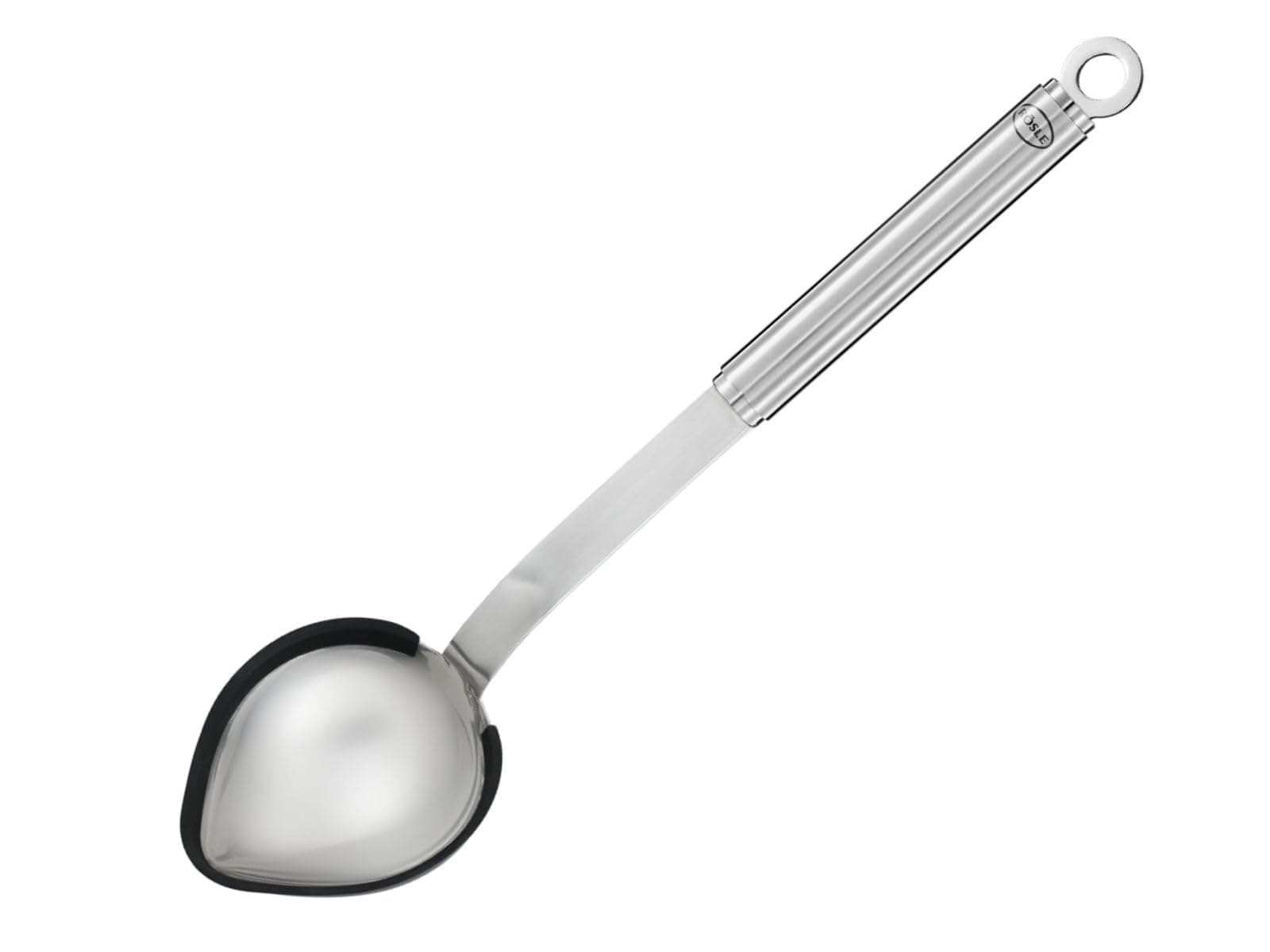 🥄 RÖSLE Portionslöffel Silikon | Hochwertiger Schöpflöffel mit Silikonrand und Rundgriff