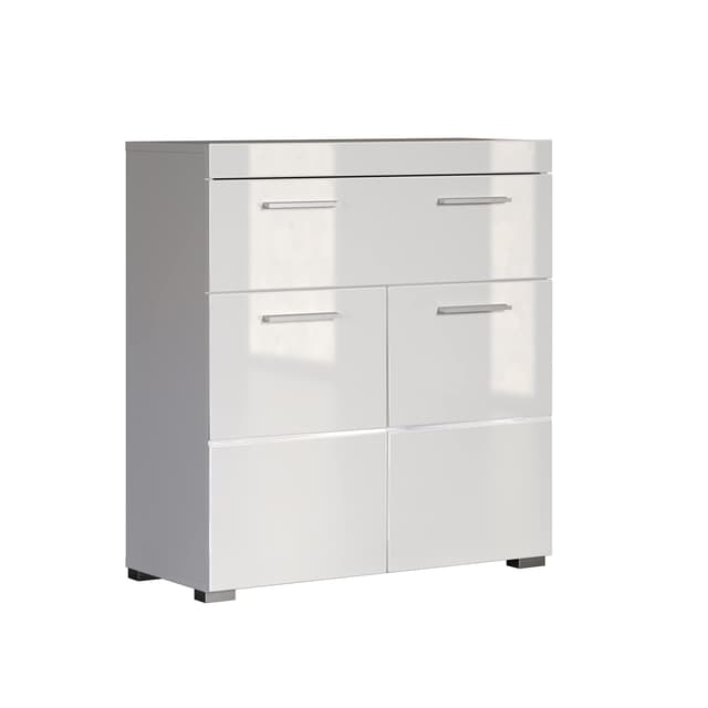 🌟 Trendteam Smart Living - Amanda - Kommode Weiß Hochglanz 🌟