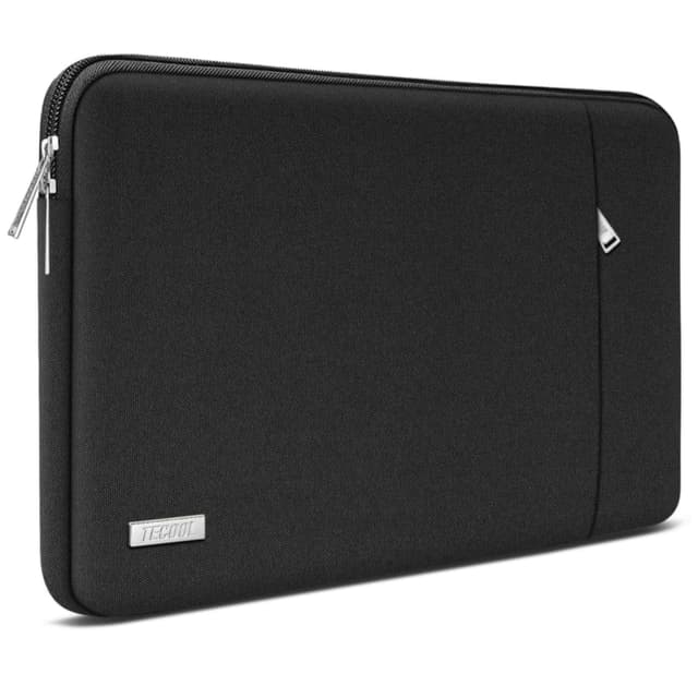 TECOOL 13,3 Zoll Laptop Tasche Hülle MacBook Tasche 🎒💻 Wasserdicht Schwarz 13,3-13,5 Zoll/Macbook Pro14 Schwarz