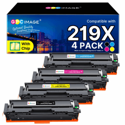 🌟 Super Deal! 219X Toner Set mit Chip Kompatible für HP Color Laserjet Pro MFP Drucker