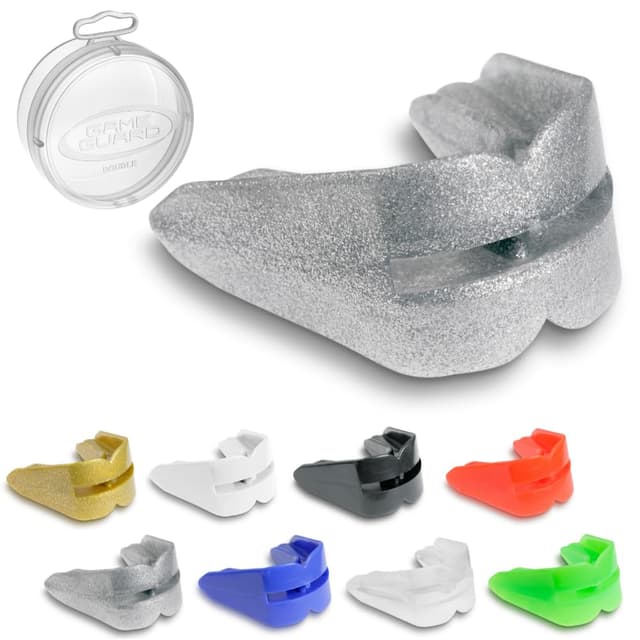 🌟 SPIELSCHUTZ - DOPPELT - BLAUER Mundschutz/Zahnfleischschutz 🌟