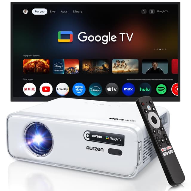 🌟 Unglaubliches Angebot! Aurzen Eazze D1G Beamer mit Google TV