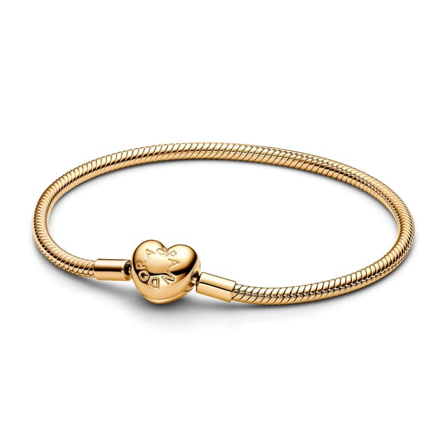 PANDORA Moments Schlangen-Gliederarmband mit Herz-Verschluss ⭐️
