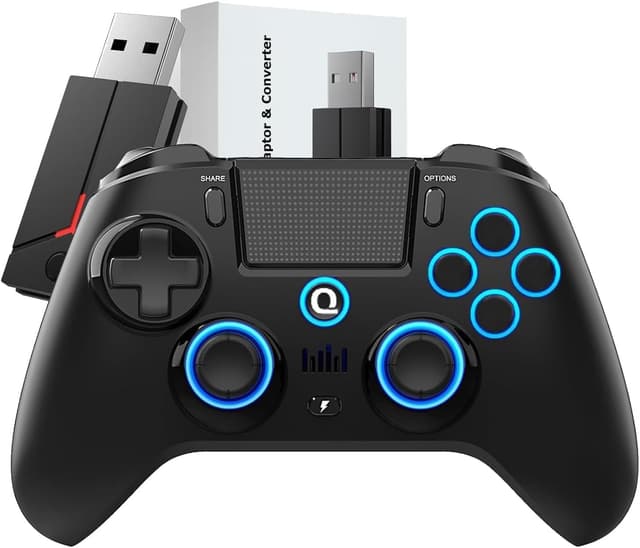 QRD Spark N5 Wireless Controller für PS5 Pro Slim PS4 PS3 PS2 Steam Deck PC Windows Mac iOS Android TV Box 🎮