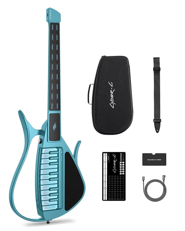🎸 Enya Saitenlose Smart-Gitarre mit Akkordgenerator & Drum-Maschine 🎶