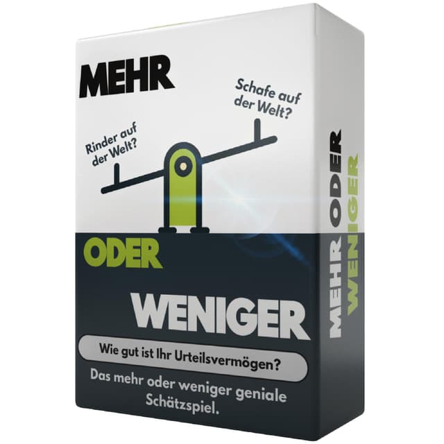 Mehr Oder Weniger Kartenspiel 🎲 | Wie gut ist Ihr Urteilsvermögen? Kinder & Erwachsene