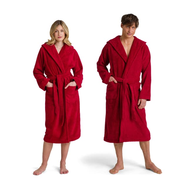 🌟 Super Deal! Möve Unisex Superwuschel Kapuzenmantel XL Ruby 🌟