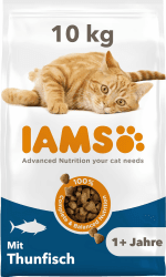 🐟🐱 IAMS Katzenfutter trocken mit Thunfisch | 10kg Trockenfutter für Katzen