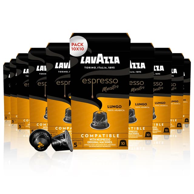 Angebot: Lavazza Espresso Maestro Lungo 10 x 10 Kapseln Lungo 55 g (10er Pack) 🌟☕️🛒