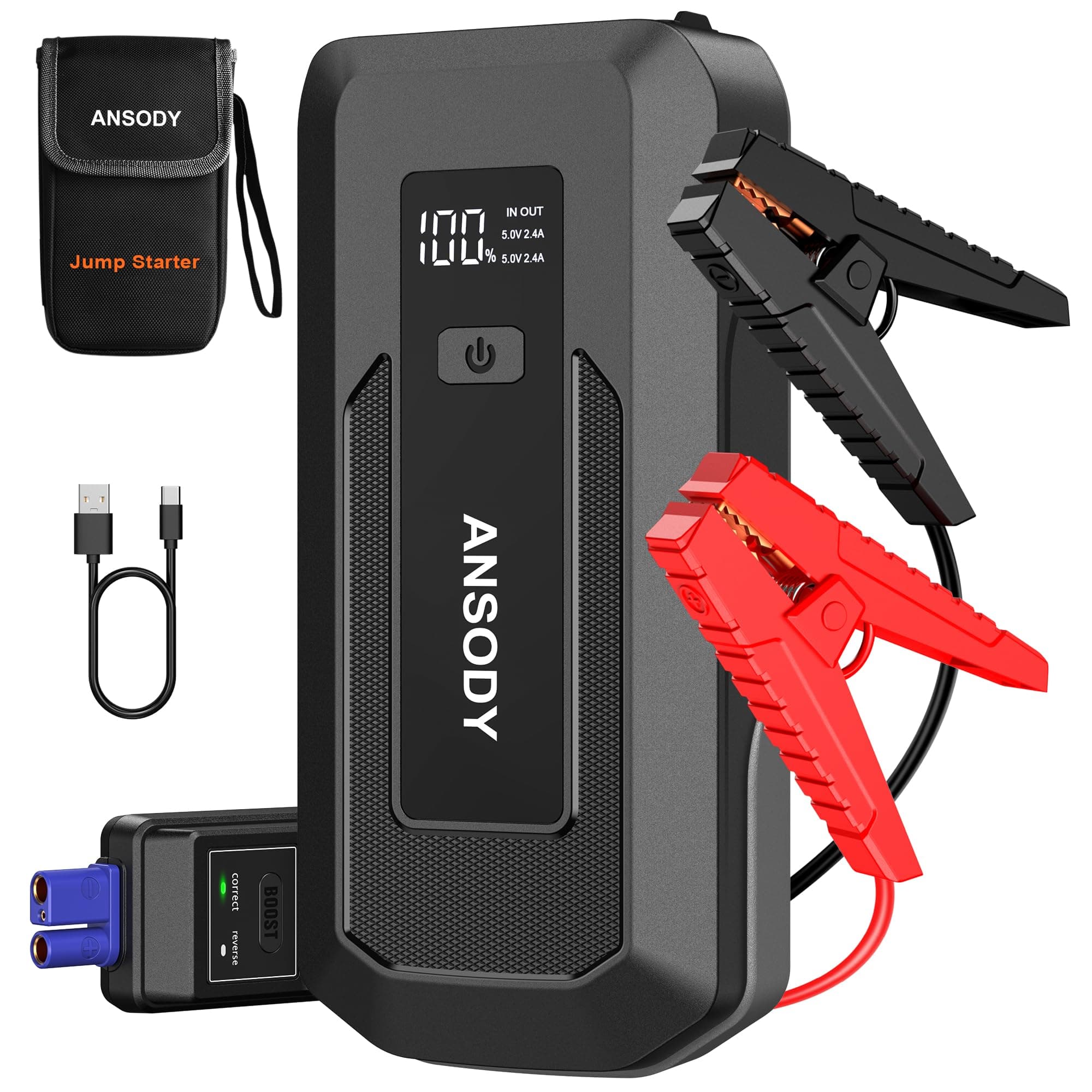 ANSODY 3000A Starthilfe Powerbank für Pkw 🚗🔋