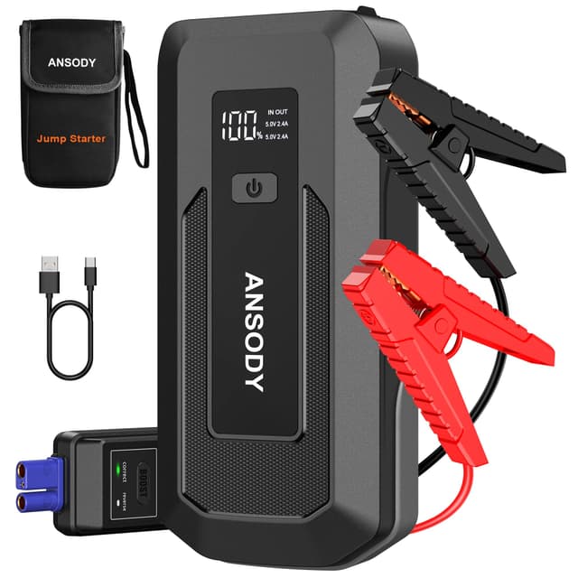 ANSODY 3000A Starthilfe Powerbank für Pkw 🚗🔋