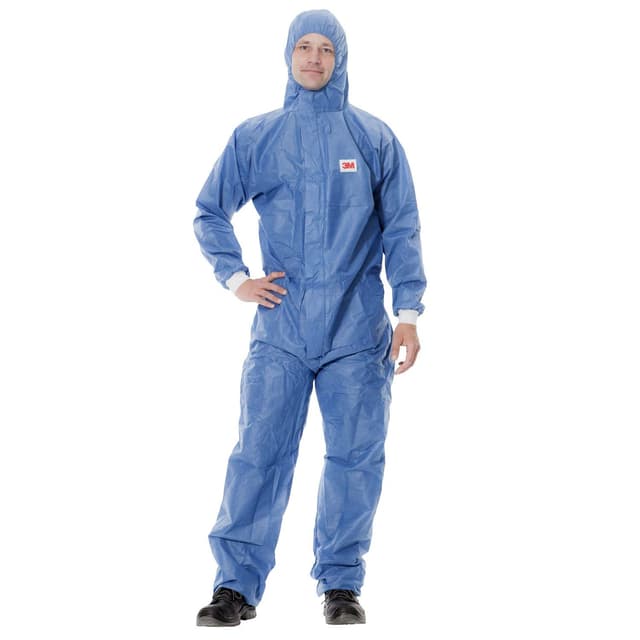 3M Schutzanzug 4530L, blau+weiss Typ 5/6 Gr. L L Single 🛡️👷‍♂️
