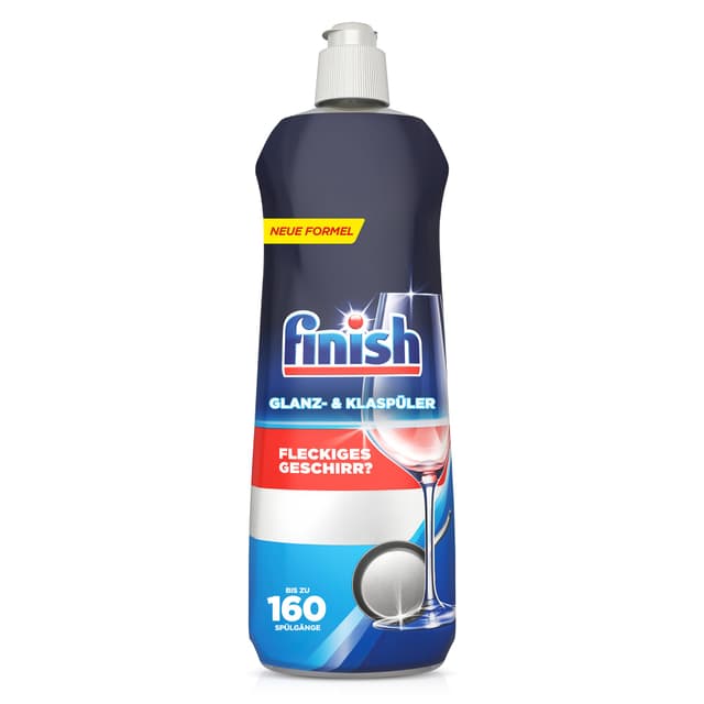 Finish Glanz- & Klarspüler Megapack mit 800 ml 🌟 Trockeneres Geschirr ohne Wasserflecken