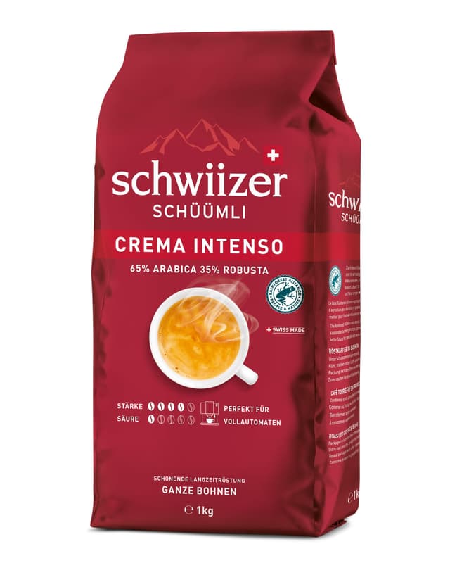 🌟 Angebot: Schwiizer Schüümli Intenso Bohnenkaffee 1kg 🌟