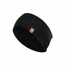 Menique Dehnbare Sport-Yoga-Stirnbänder für Damen, 100% Merinowolle, Bandana Universal Schwarz 🐑💧♾️🛡️📏