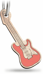 Musiker Geschenk - Gitarre Schlüsselanhänger handgemacht 🎸