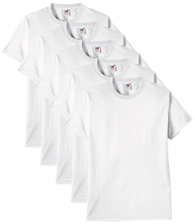 👕🍉 Fruit of the Loom Herren T-Shirt 5er-Pack Heavy Cotton 🍇👕