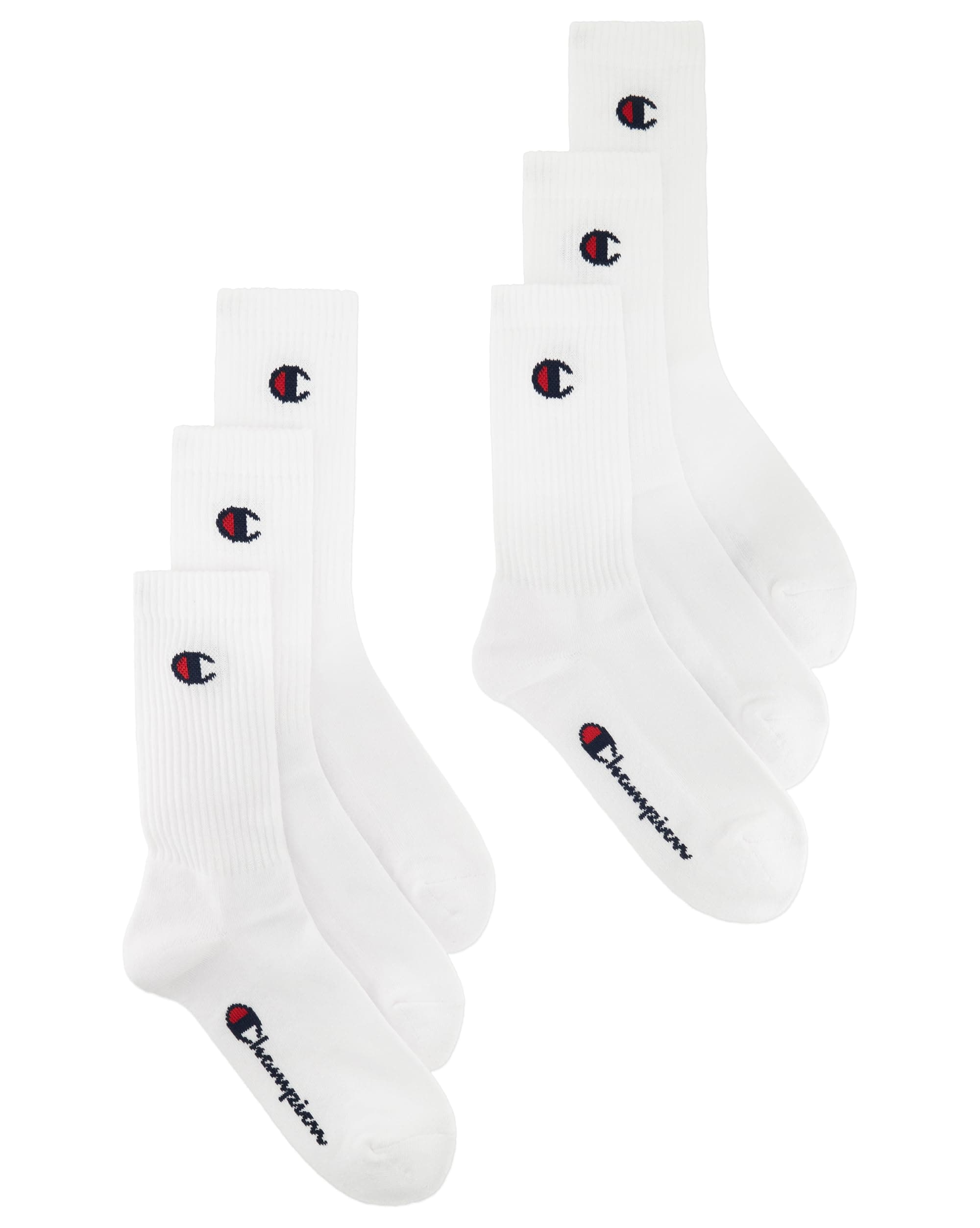 Angebot: Champion Unisex Füßlinge (6er Pack) 43-46 Weiß 🧦💰