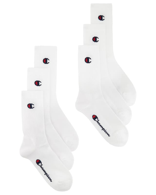 Angebot: Champion Unisex Füßlinge (6er Pack) 43-46 Weiß 🧦💰