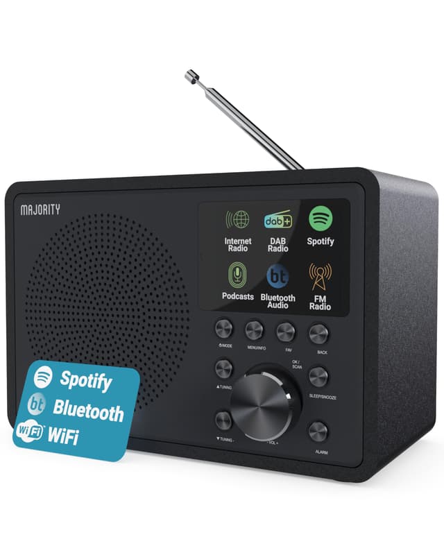 Internetradio WLAN | DAB+ Radio mit Bluetooth | DAB Plus Radio Küchenradio 🎶