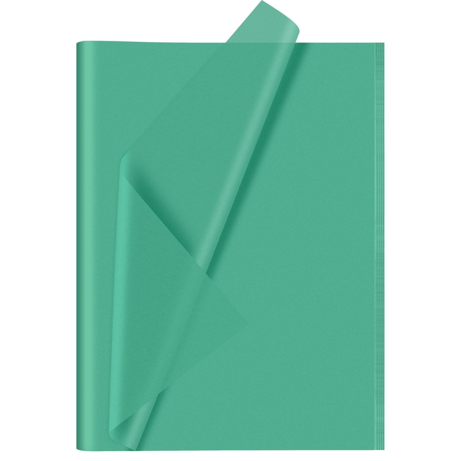 CHRORINE Seidenpapier, 60 Blatt, Türkis, Kunst, Geschenkverpackung 🎨