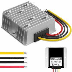 🔌🔋 Spannungswandler 12V 5A 60W - Wasserdichter Spannungsregler-Konverter Angebot bei HelloDeals