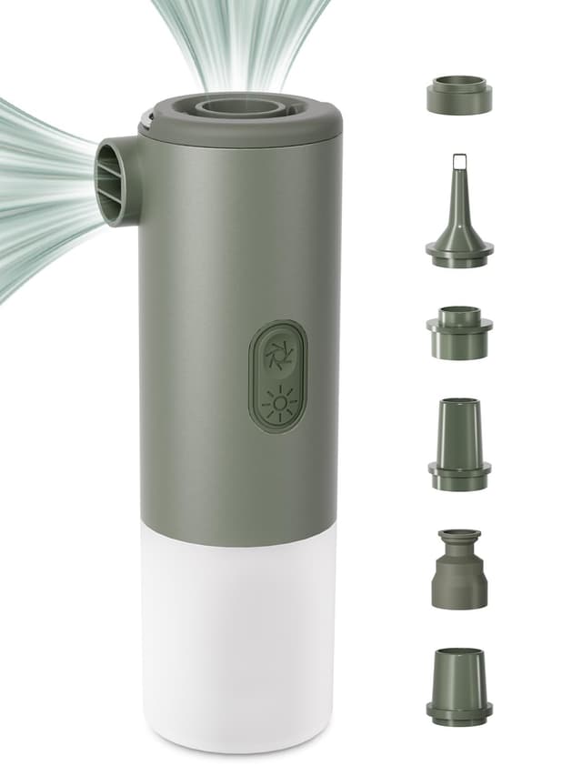 K Kasonic Elektrische Luftpumpe mit Campingleuchte 🏕️