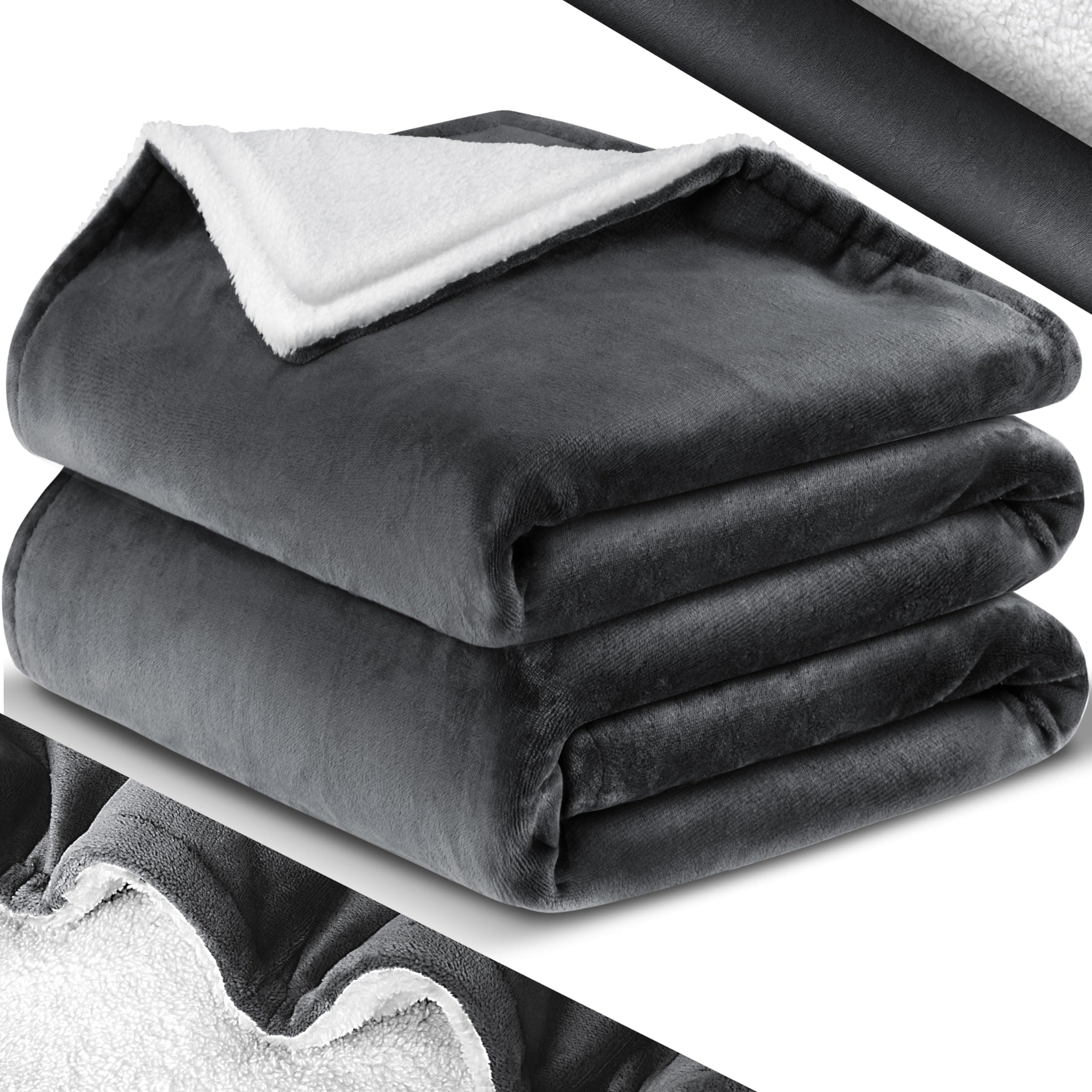 🛋️ KESSER® Kuscheldecke Flauschige Sherpa Extra Weich & Warm Wohndecke 🌟