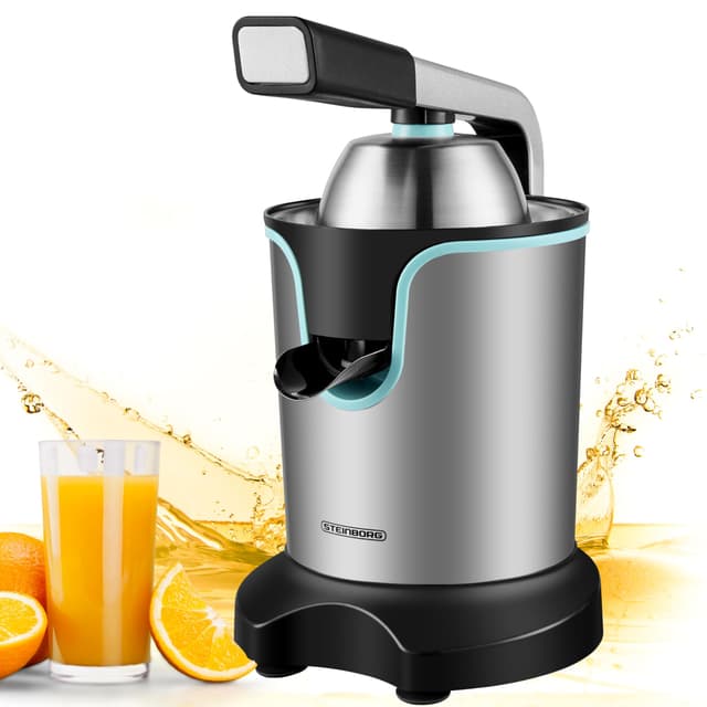 Elektrische Zitruspresse 800 Watt mit Edelstahlgehäuse 🍊🍋🥤