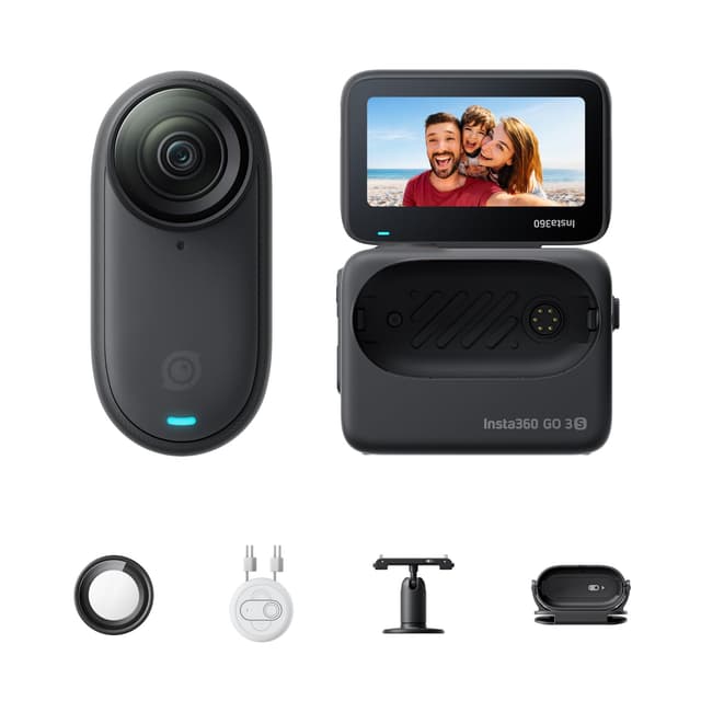 Insta360 GO 3S 64 GB Nachtschwarz - Tragbare 4K Mini-Kamera 📷🌟