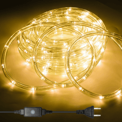 Lospitch LED Lichtschlauch 30m 720 LEDs warmweiß Außen IP20 🌟