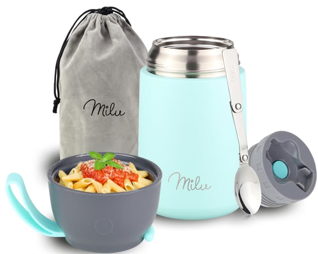 Milu® Thermobehälter 650ml Mint - Top Isolierung! 🥗🥄