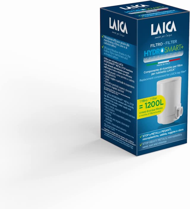 🌊 LAICA Ersatz-Wasserfilterpatrone HYDROSMART+™ Metal Stop - Reduziert Schwermetalle und Chlor 🌿