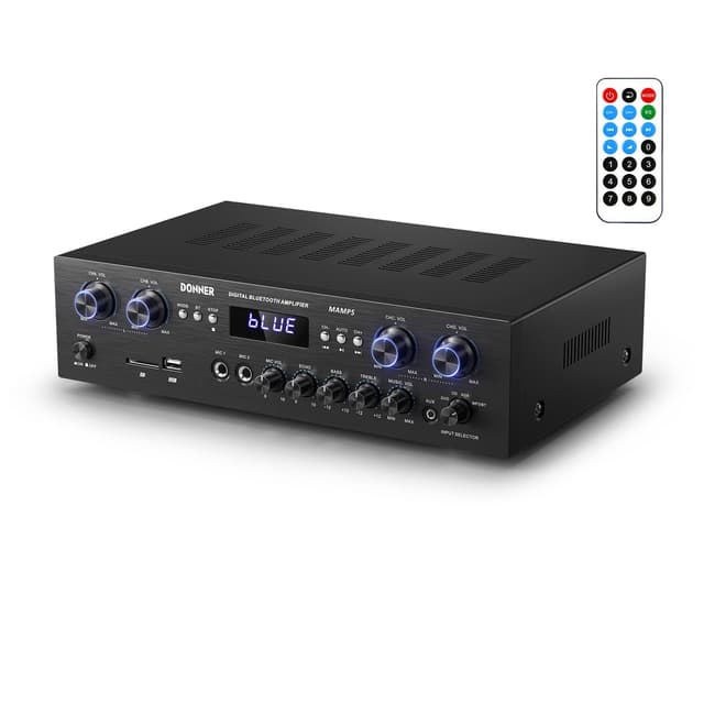 🔊🎶 Audio Leistungsverstärker Bluetooth 5.0 - Donner 440W 4 Kanal Stereo Receiver 🎤🔵