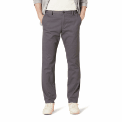 👖 Amazon Essentials Herren Knitterfreie Flatfront-Chinohose in schmaler Passform 38W / 34L Dunkelgrau - Angebot Angebot bei HelloDeals
