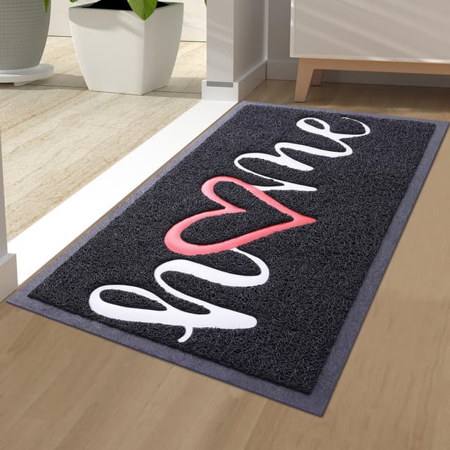 Homaxy Home Fußmatte 40 x 60 cm Schwarz 🏡🚪