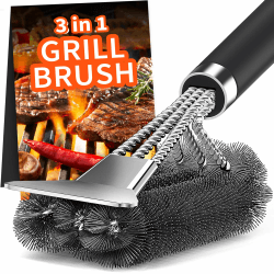 Grillbürste TNTOR Grill Reinigungsbürste mit Extra Langer Edelstahl Borsten 🌟 Angebot bei HelloDeals