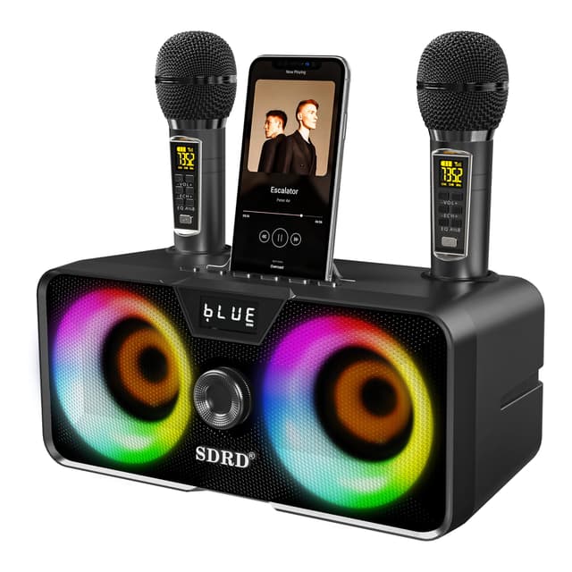 Tragbare Karaoke-Maschine mit Bluetooth Lautsprecher 🎤🎶