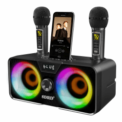 Tragbare Karaoke-Maschine mit Bluetooth Lautsprecher 🎤🎶
