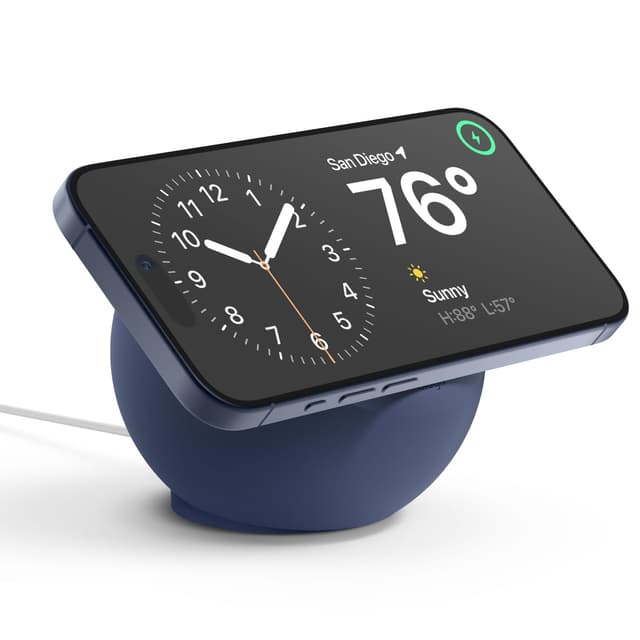 elago MS2 Ladestation Kompatibel mit MagSafe Ladegerät (Blau) - Premium Ständer für iPhone