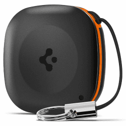 🔑🔍 Spigen Tag Me Schlüsselfinder mit Handschlaufe Bluetooth Tracker - Schwarz