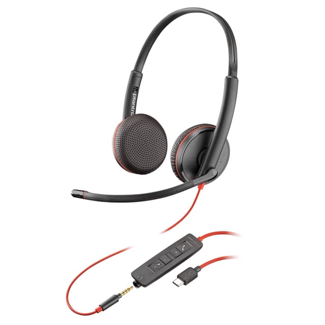 Poly Blackwire 3225 Schnurgebundenes Headset 🎧🔇