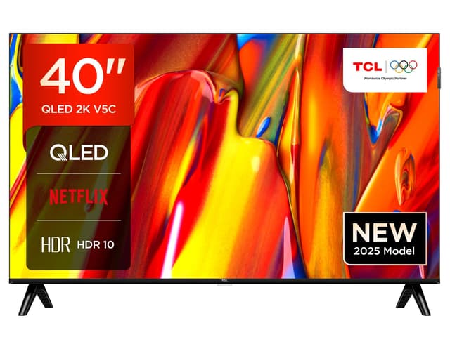 Angebot: TCL 40V5C - 40“ Full HD Smart QLED Direct LED-Fernseher 📺