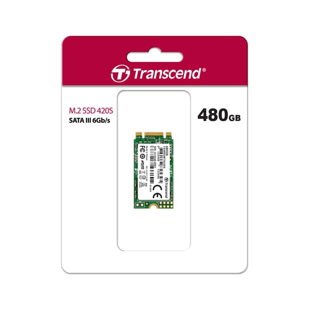 Transcend 480GB MTS420S M.2 2242 SATA III 6Gb/s interne SSD 🔥 - Deal des Tages!