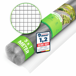 LAINFELD Drahtgitter feinmaschig 5 x 1 Meter | Wühlmausgitter für Hochbeete