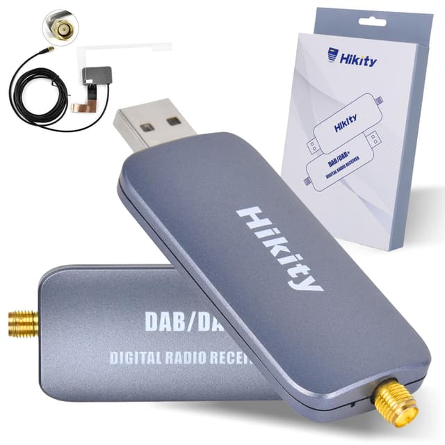 📻🎶 Hikity DAB/DAB+ Car Kit Digital Radio Antennenempfänger Grey für Universelles Android Autoradio