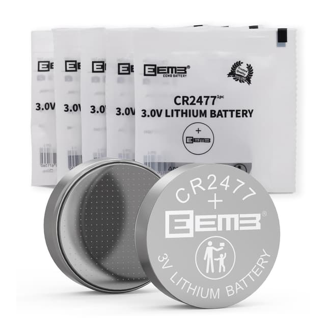 🔋 EEMB 5er Pack CR2477 Batterie 3V Lithium Knopfzellenbatterien 🌟
